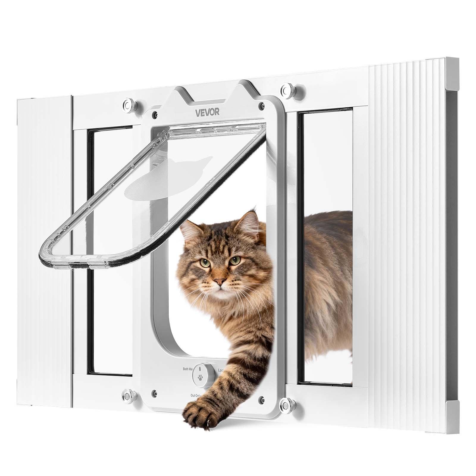 VEVOR Cat Door for Window, Adjustable