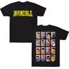 2026 Chaud Invincible Marque Super-héros Imprimé T-shirts Hommes Femmes Harajuku T-shirts Hip Hop Streetwear Haut Y2K Gothique Coton T-shirt