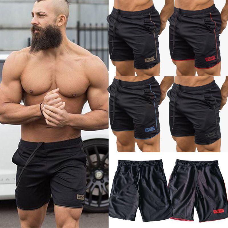 Mens Running Sports Bodybuilding Summer Shorts Workout Fitness Gym Short Pants