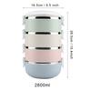 Stainless Steel Leakproof Food Container 2/4 Tier Food Container Thermal Lunch Box  For Office