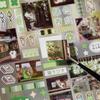 30/60 Sheets Vintage Flavors Street Series Sticker Book Food Creative Handbook DIY Scrapbook Framed Albums Japanese Stationery