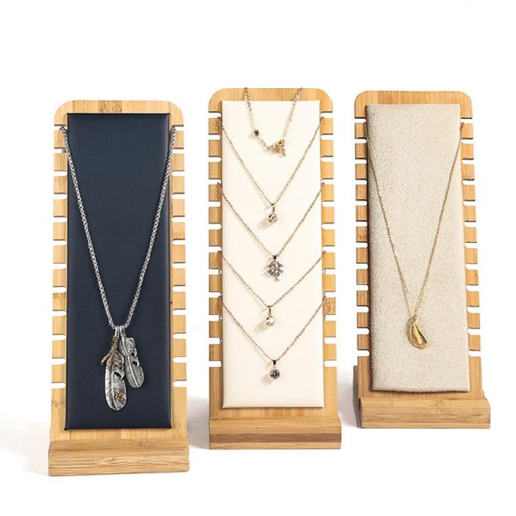 Freestanding Necklace Easel Display Stand Holder Multiple Necklace Jewelry Show