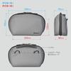 Hakuba Varech Gadget Pouch M180 Inner Case Water-Resistant Gray 180° Opening Lightweight with Shoulder Strap and Handle PC Accessories Small Items