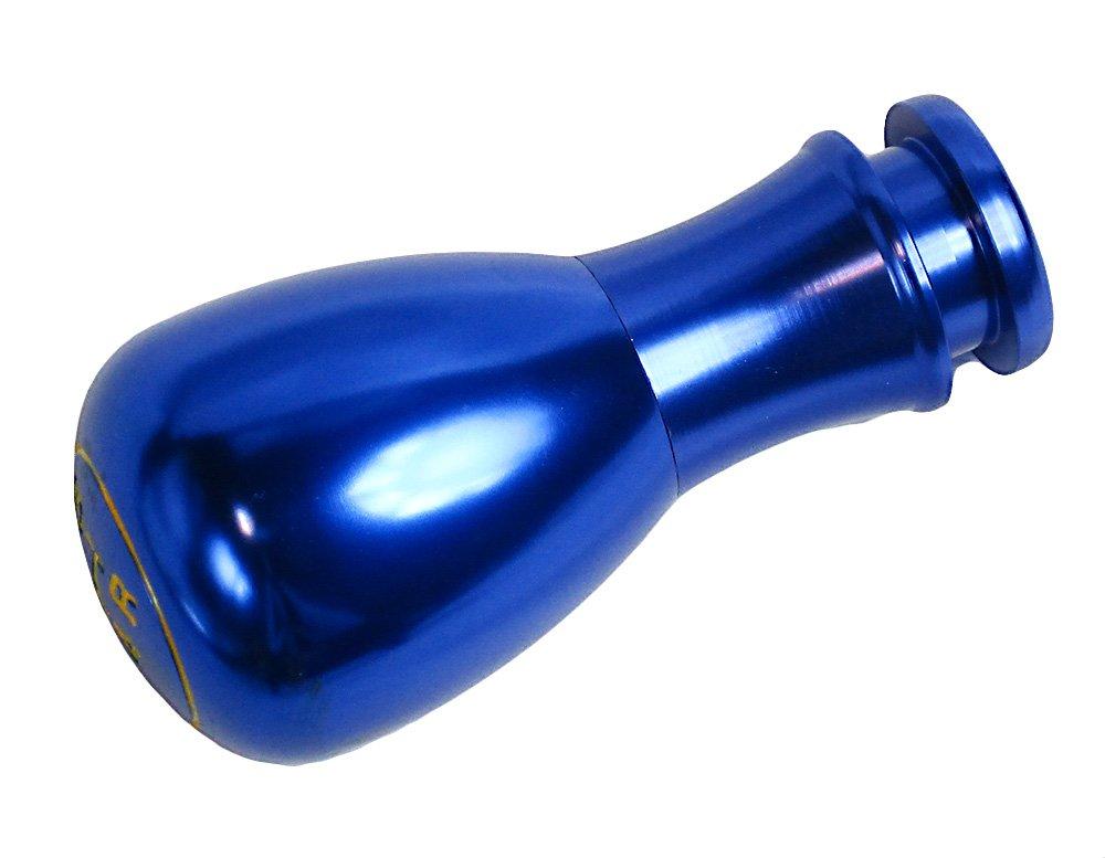 R-Style Aluminum Engraved Universal Shift Knob 5MT Model with Floor Mat, Blue
