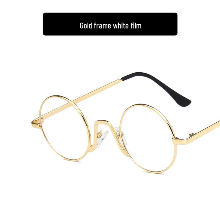 Women's 2022 Retro Korean Style Metal Round Sunglasses - Small Face, Internet Celebrity Fashion