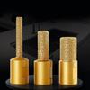 Multipurpose Round Shank Vacuum Brazed Burr Head Grinding Rotary File Fit for Stone Steel Engraving Enhancing Durability