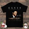 If I Can Dream Elvis Presley Tričko Černé Bavlna Pro muže Ženy Doprava zdarma
