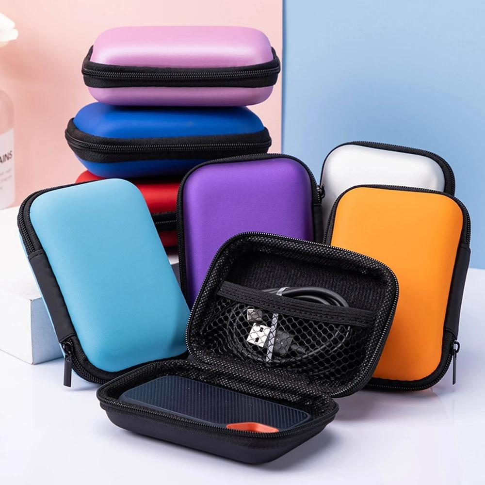 Mini Multifunctional Digital Bag Charging Bank Data Cable Storage Bag U Disk Storage Box Portable Earphone Small Storage Bag