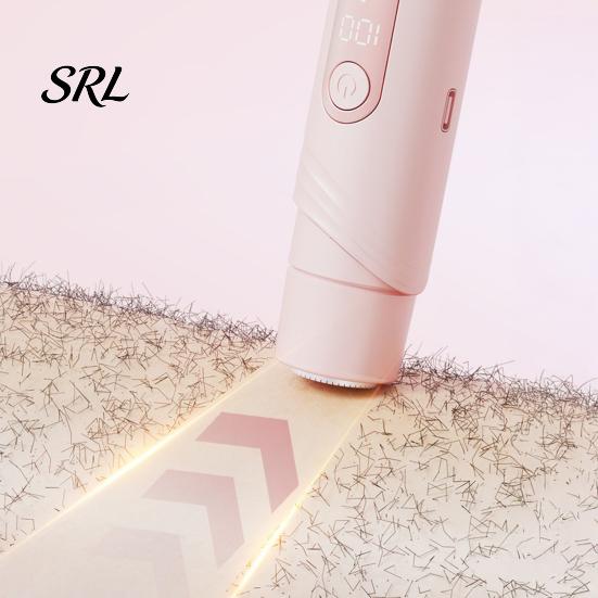 Wet Dry Electric Epilator Women Dual-Head Shaver, Rechargeable IPX7 Waterproof Bikini Trimmer, Hair Removal Tool for Face Body Underarms Legs Painless