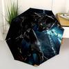 1pc Black Panther Themed High-quality Umbrella,Automatic Opening and Closing Umbrella,Multi-functional Umbrella G0811095