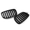 1 Pair Car Front Bumper Grill Gloss Black Front Bumper Racing Grille for BMW X5 E70 X6 E71 2007-2013 Car Accessories