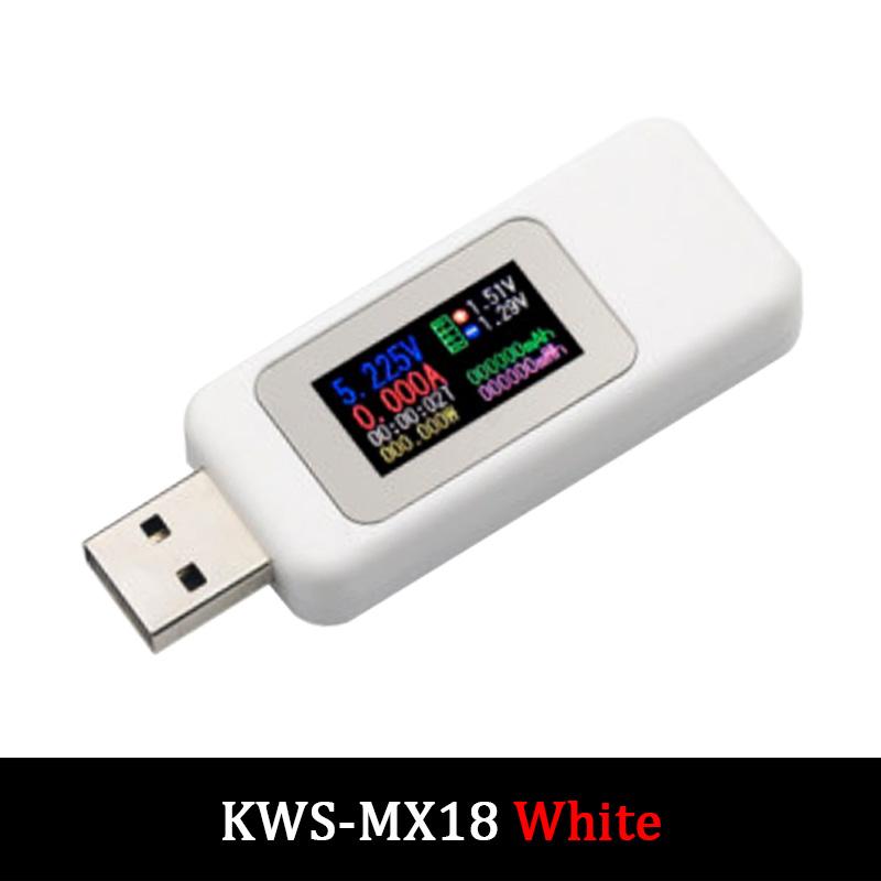 LIZAO 10-in-1 USB Tester DC Digital Voltmeter Ammeter with Color Screen for Charger Power Bank Testing