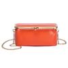New European and American fashion chain bag women's shoulder messenger bag leather multi-functional gold storage bag large capacity