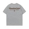 Summer Fashion Heavyweight Retro Men's English Letters 100% Cotton Printed Round Neck High-quality Casual Fitness Street T-shirt