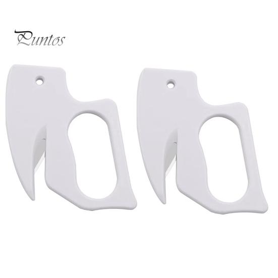 

2 шт., инструмент для резки бумаги, открывалка для писем, универсальный острый лезвие, гладкий край, резак для упаковки подарков 2pcs белый