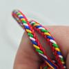 Adjustable length five-color yarn yin-yang and five elements knot warding yarn bracelet 3mm