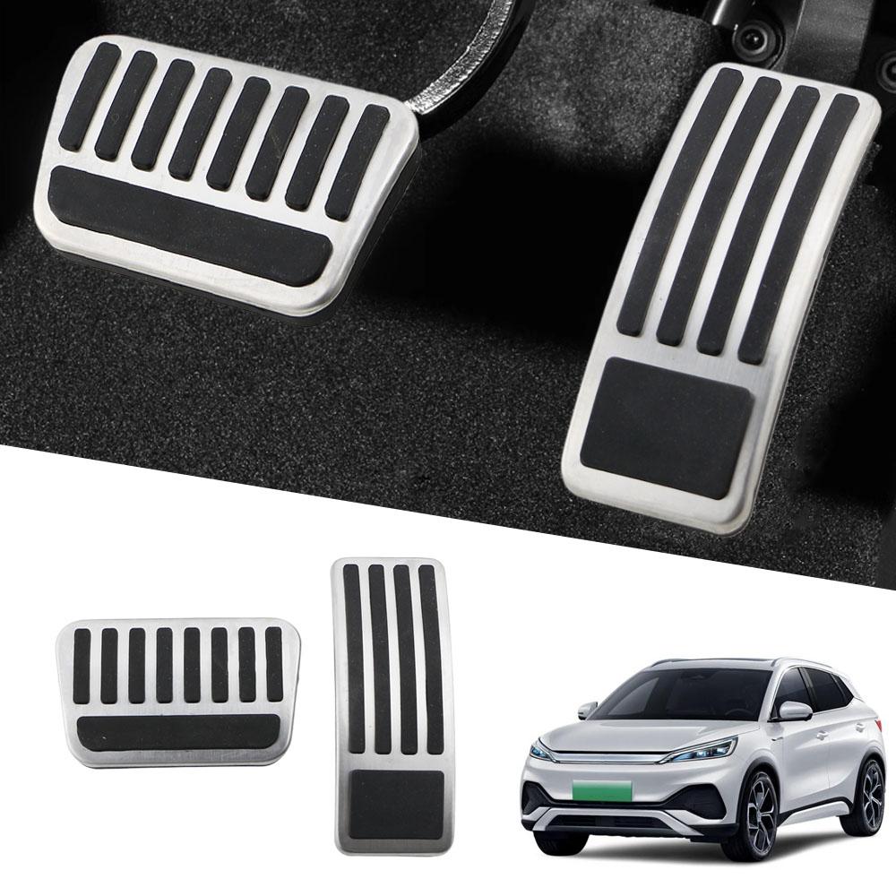 For BYD Atto 3 Pedals Gas Accelerator Brake Pedal Cover for 2022 2023 2024 2025 Atto3 Non-slip Pedal Cover Protector Accessories