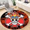1pc One Piece Logo Office Round Area Rug, Under Office Chairs Bedroom Living Room Home Decor  a1022210