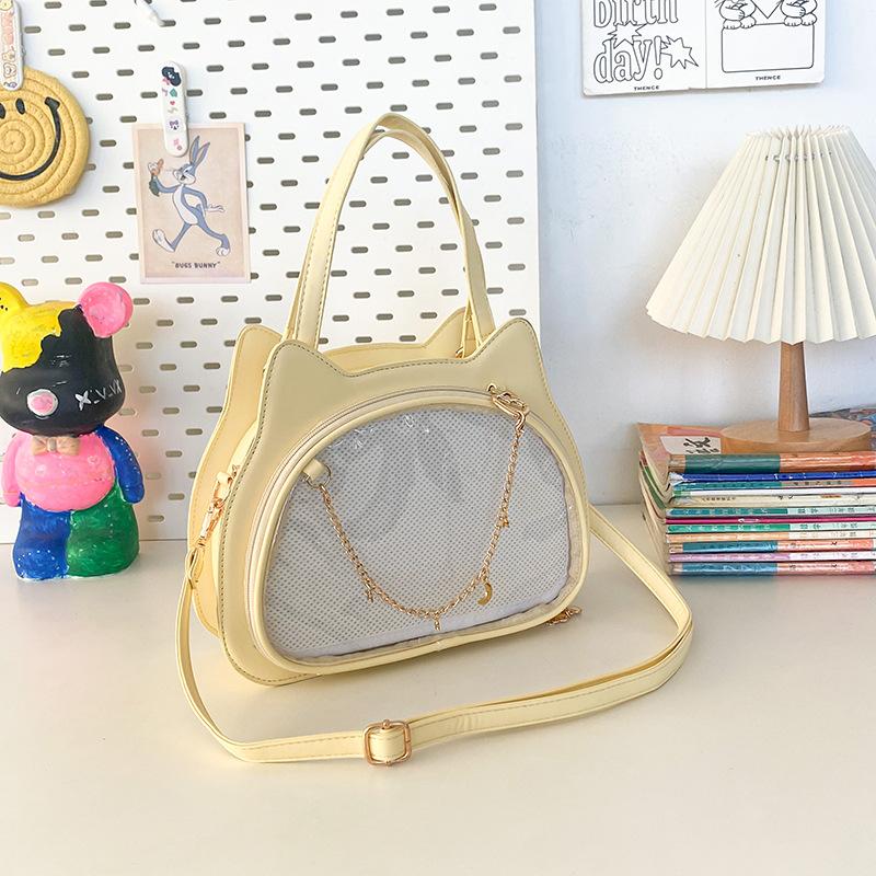 Women's Daily Crossbody Bag One shoulder cat-shaped bag Cute animal bag