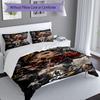 Ronaldo's Player Purple Kit Bedding Set, Breathable Duvet Cover with Pillowcases, Soft Bed Linen for Bedroom Home Decoration, Perfect Festival Birthda
