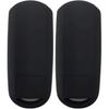 Silicone Rubber Key Fob Cover Compatible with 2010- Mazda 3 6 CX-3 CX-5 CX-7 CX-9 WAZSKE13D02 KDY3-67-5DY, black black, 7.5*4.5