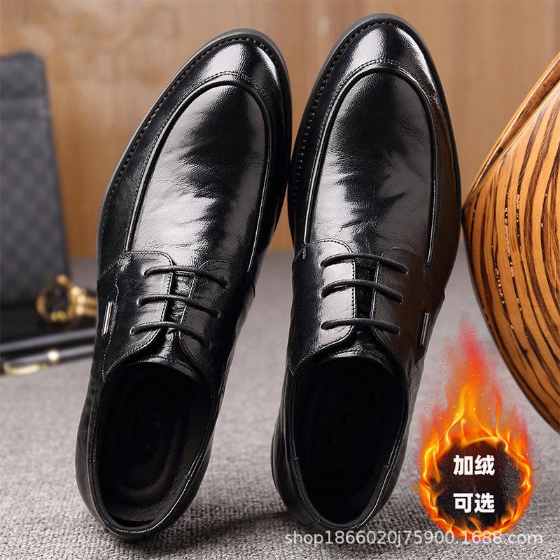 

Мужская кожаная обувь деловой кэжуал кожаная перфорированная мужская обувь первый слой овчины мужские сандалии мягкая подошва туфли 43