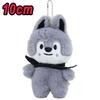 Stray Kids Plush The Latest  Crouched Doll with A Hat, Cute Pendant and Star Merchandise From
