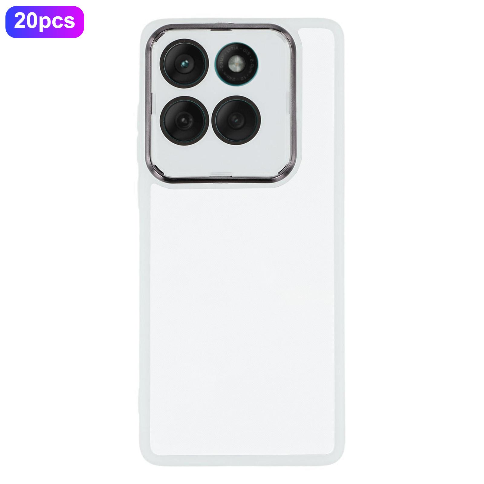 20 pieces Transparent White