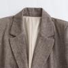 PB&ZA Women's Herringbone Suit Jacket - 2024 Autumn/Winter Versatile Design