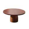 Acacia Wood Cake Stand Round Pedestal Tray with Tapered Base Elevated