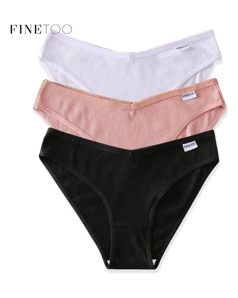 3 Teile/satz frauen Höschen Baumwolle Unterwäsche Slips Weibliche Unterhose Dessous Sexy Low Taille Pantys für Frau 6 Einfarbig m-4XL