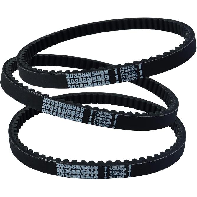 Drive Belts Compatible With 30 Series Torque Converter Go Kart Parts - Replace Manco 5959 / Comet 203589 / Murray 12-8487 Belt 3 Pack