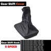 PU Leather Gear Shift Knob Gaiter Boot Cover Handbrake Case For OPEL CORSA C 2001-2006 TIGRA B 2004-2012 COMBO C 2001-2011