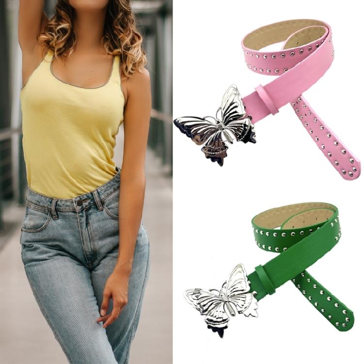 Street Styles Jeans Belt Cool Girls Aesthetic Belt Versatiles Fashion Belt Party Suitable for Various Waist Size