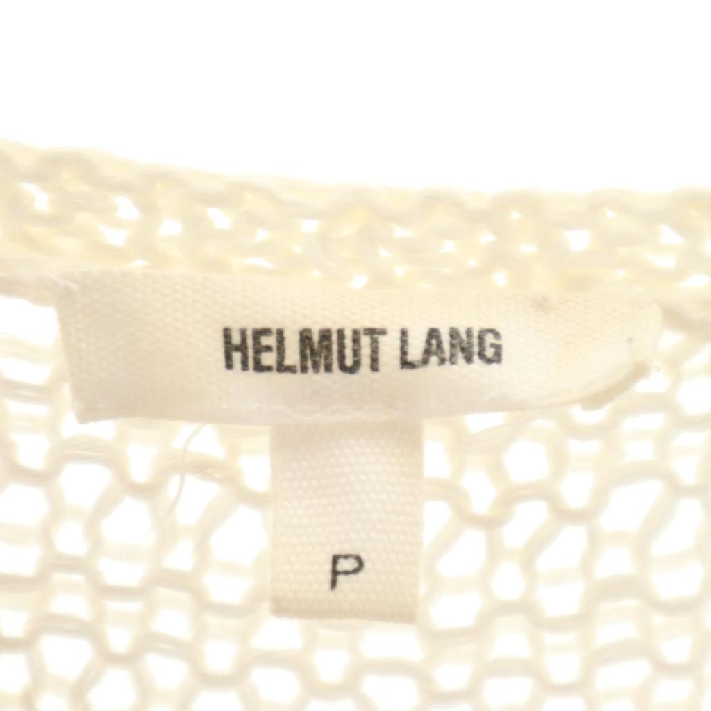 Helmut Lang Linen No Sleeve Knit Best P Ivory Women Used