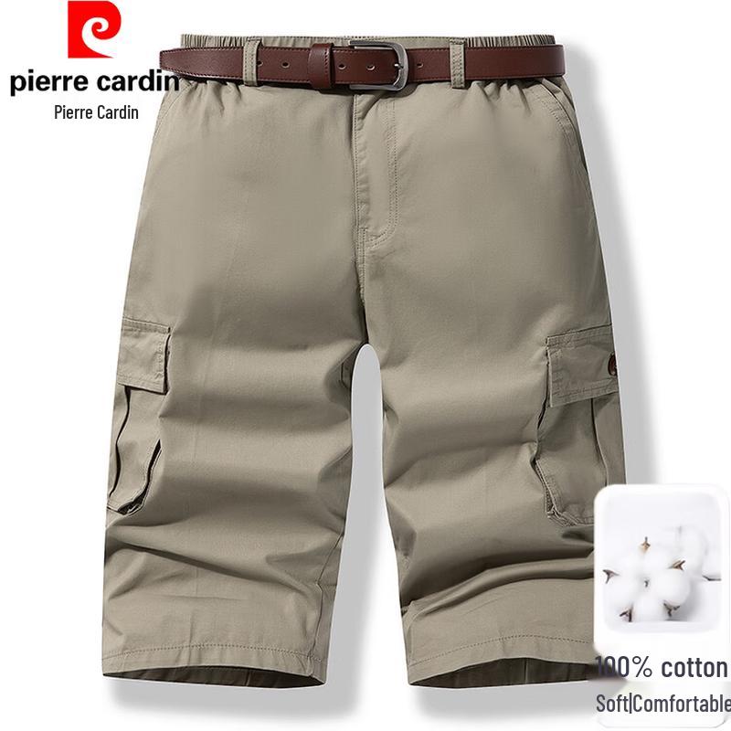 Pierre Cardin Men s Summer Cotton Cargo Capri Pants XL