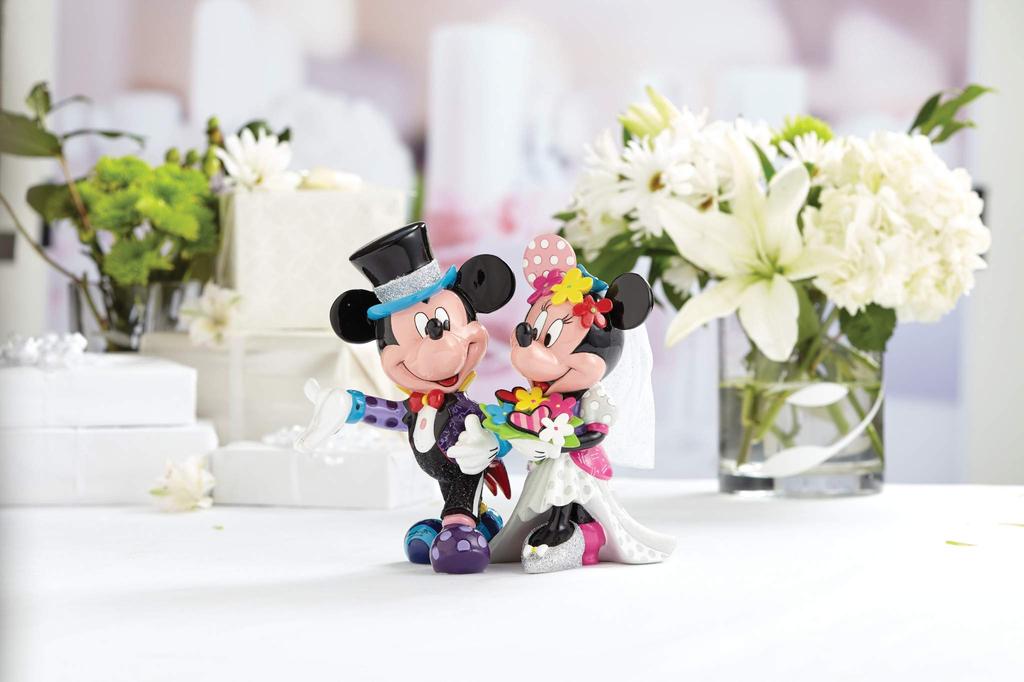 Disney Brit Mickey Mouse & Minnie Mouse Wedding Disney Figures