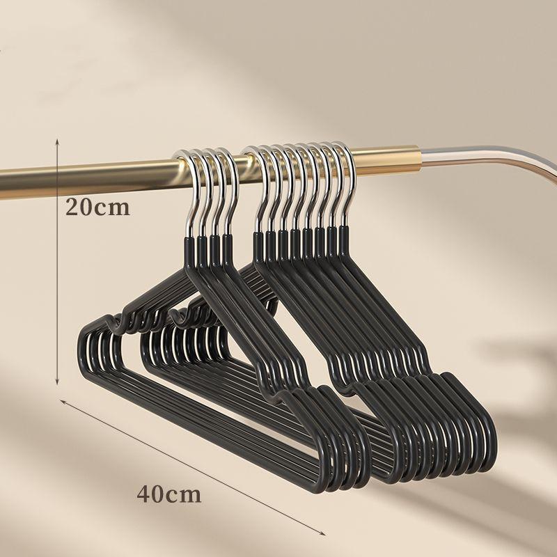 10 pz Appendiabiti Metallici Senza Tracce Antiscivolo Resistenti Robusti Scaffali per Vestiti Articoli per Appendere i Vestiti in Camera da Letto Organizzatore Domestico