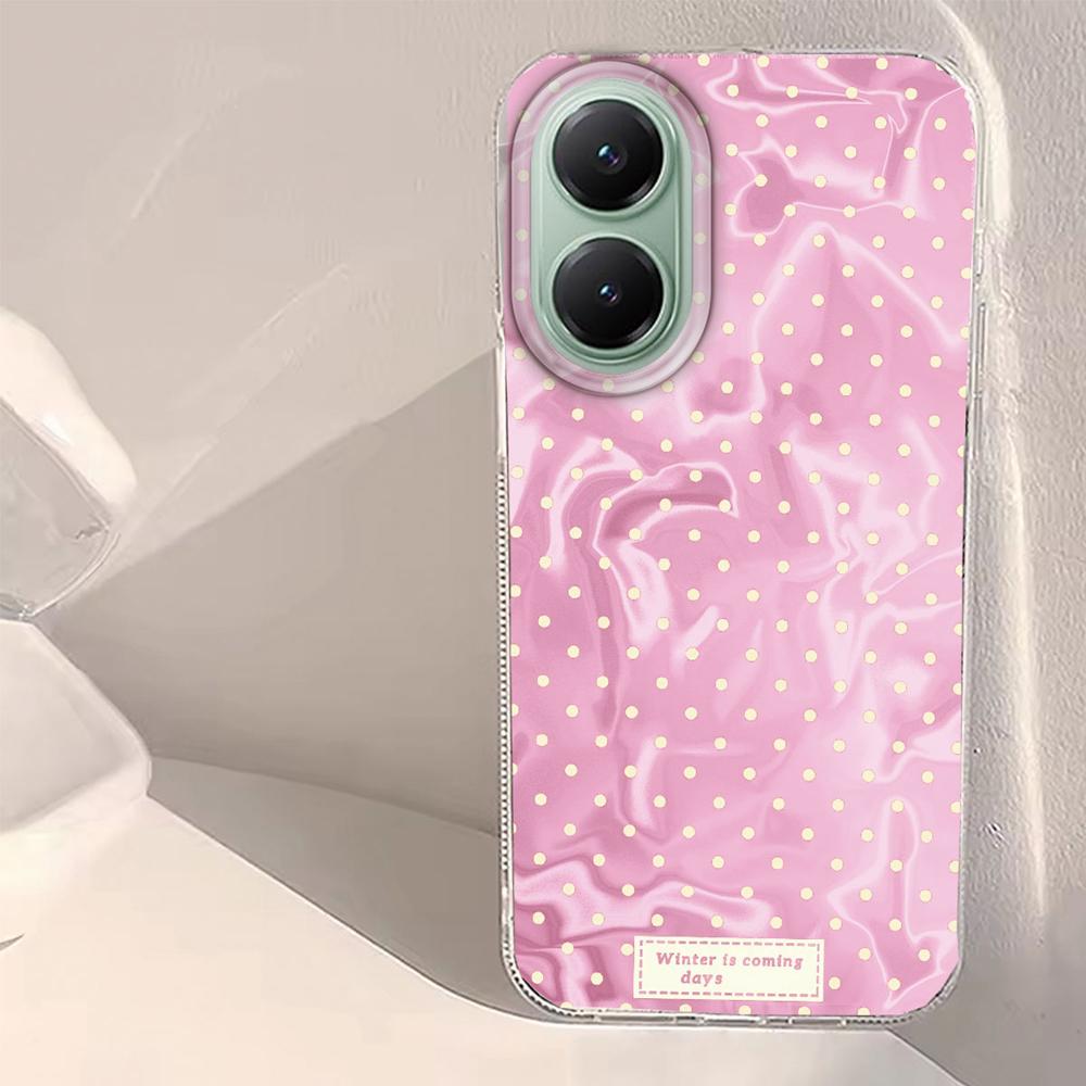 Circular Dots Love Heart Women Girls Water Texture Phone Case for Xiaomi Poco X5 M6 Pro X6 X3 Pro NFC C75 C71 C65 C61 M5S Cover