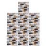 10PCS Self Adhesive Tile Sticker Anti Collision Wallpaper for Living Room Home Decoration