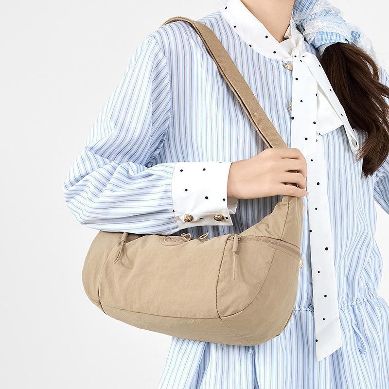 Nylon Tote Bag Large Capacity Lightweight Women's Shoulder Bag Underarm Bag