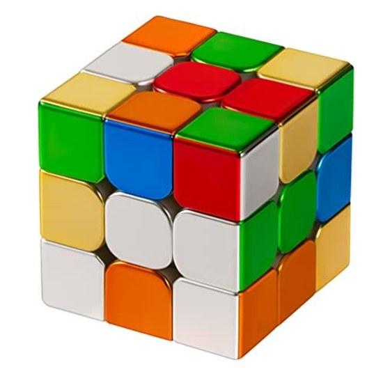 FAVNIC Magic Cube 3x3 Built-in Magnets Smooth Rotation Competition Use Brain Training Educational Puzzle Beginners Advanced Users Adults Gift Fidget 6