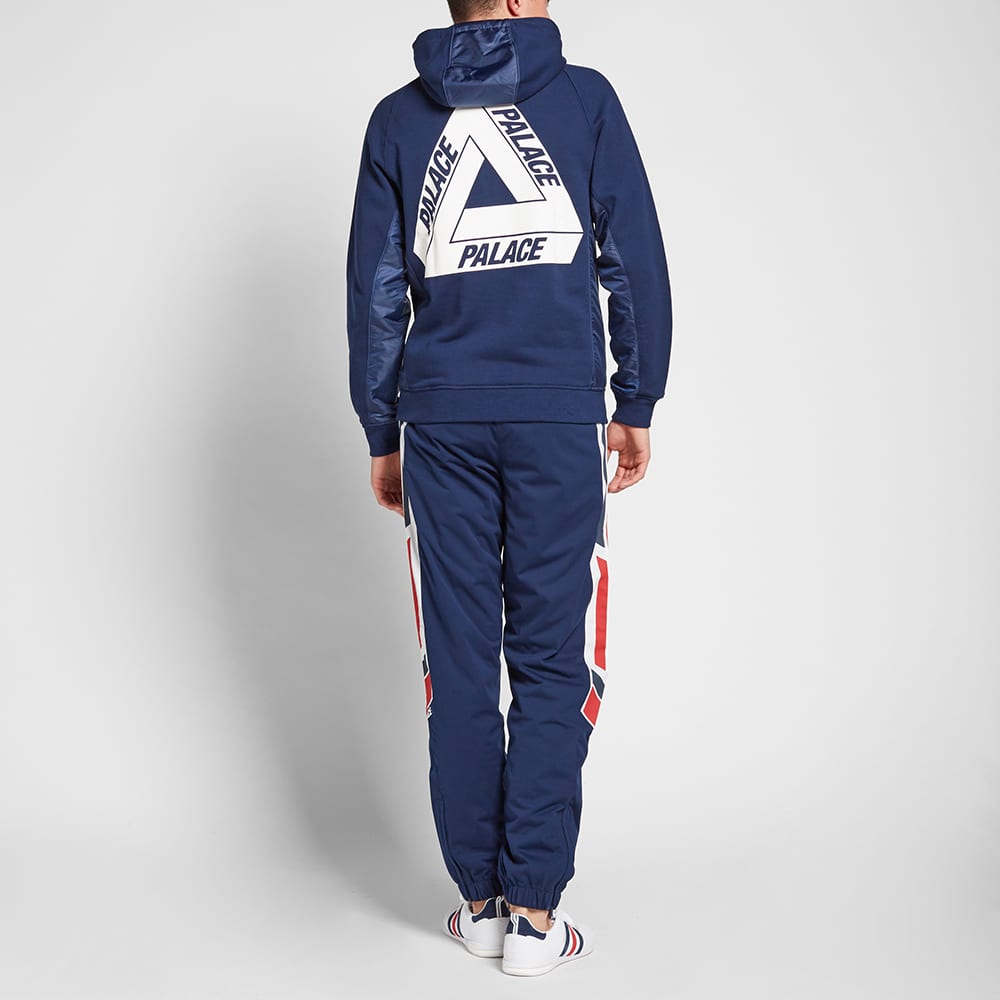 Palace x Adidas Frterry Hooded Jacket With Triangular Logo Unisex Outerwear Blue AZ6593