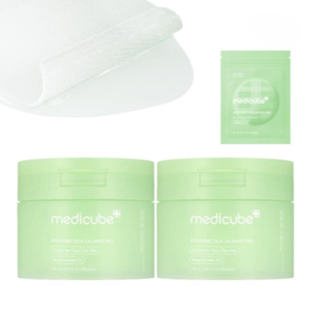 

Medicube Exosome Cica Soothing Pads 100 Sheets × 2 Centella Trouble-Care & Calming Facial Pads