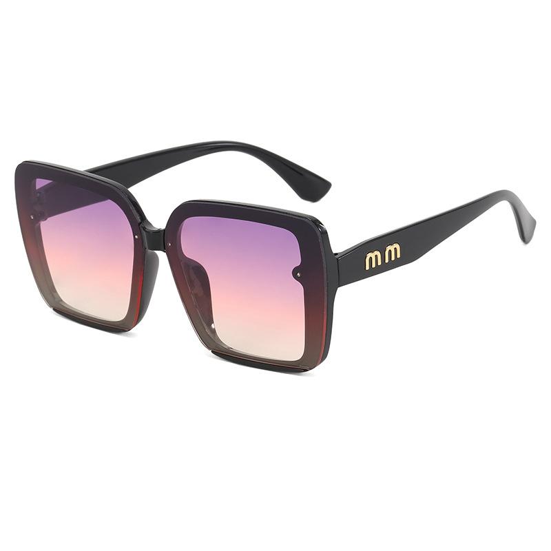 Büyük Çerçeveli Vintage Güneş Gözlüğü Kadın Erkek Marka Kare Güneş Gözlüğü Retro Gözlük Gözlük Erkek Kadın Yuvarlak Güneş Gözlüğü için