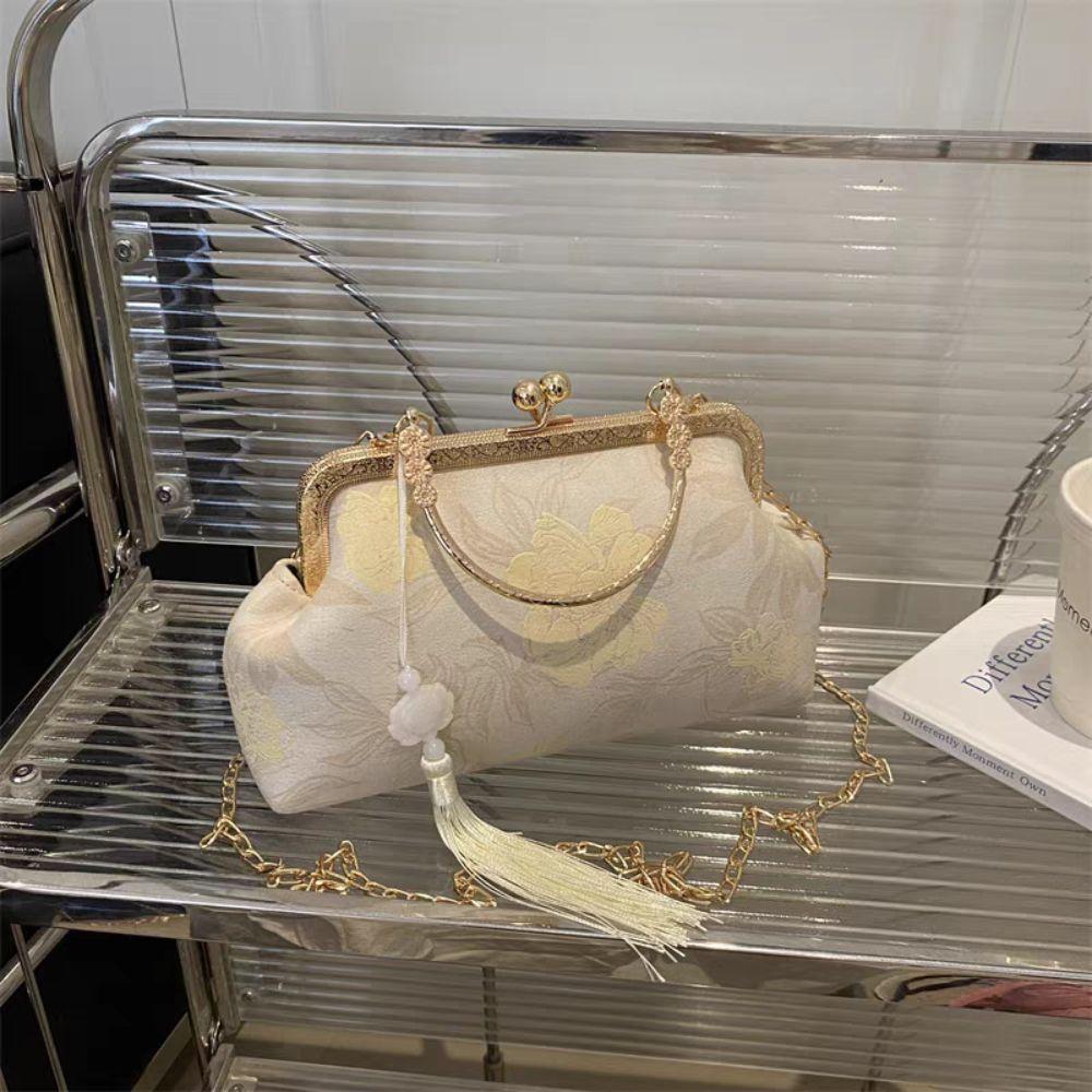 Elegant Chinese Style Handbag Cheongsam Accessories Hanfu Clutch Bag Retro Ladies Shell Bag  Women