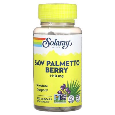 Saw Palmetto Berry, 1,110 Mg, 100 Veggie Capsules (555 Mg Per Capsule)