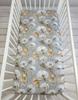 Cotton fitted sheet for a cot 120x60 cm - dandelions