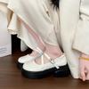 Fashion Women's Thick Heel Shoes Spring New Round Head Shallow Mouth with Thick Sole Anti-slip Wear Mary Jane Shoes