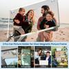 2 Pcs Car Picture Holder For Sun Visor, 2.4×3.5 Inch Acrylic Magnetic Visor Photo Clip For Car, Car Sunshade Photo Frame, Display Your Precious